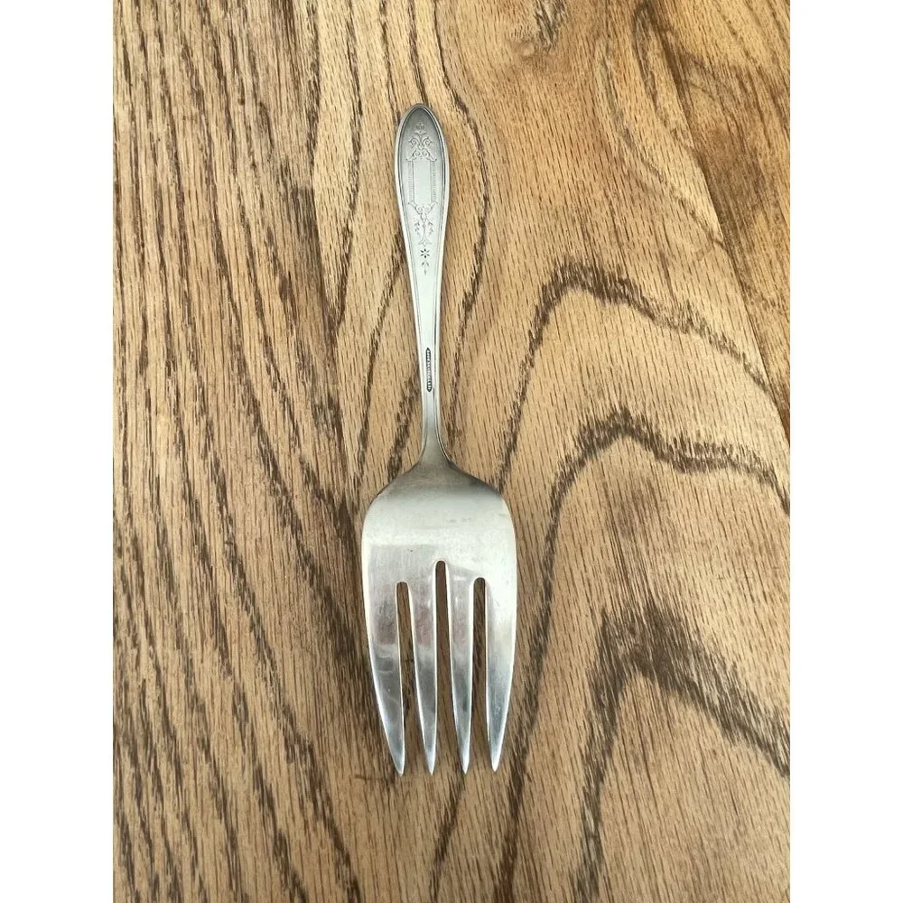 1847 Rodgers Bros Silverplated Cold Meat Fork